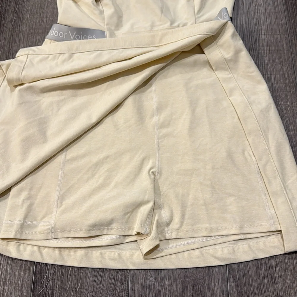 Outdoor Voices Court Dress | Size Large | Cream White